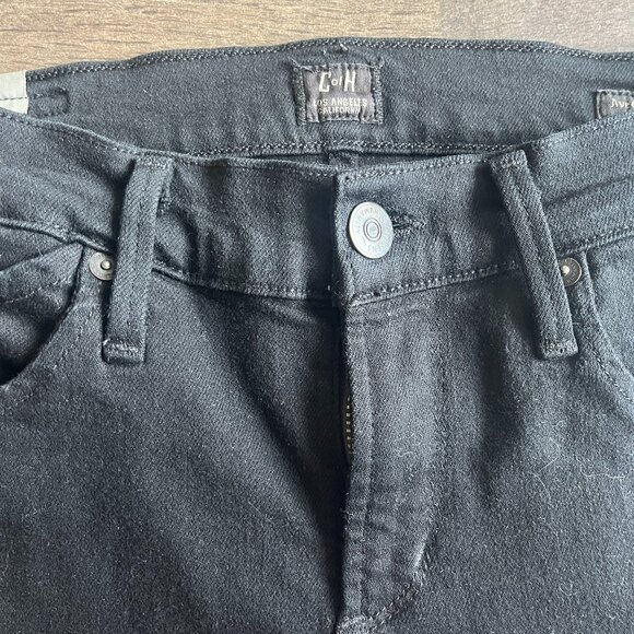 CITIZENS OF HUMANITY BLACK LOW RISE SKINNY JEANS - Picture 2 of 5